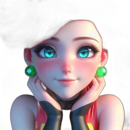 robot, face, jewelry, crown, concept art, 3d render, fantasy art, anime transparent PNG cut-out