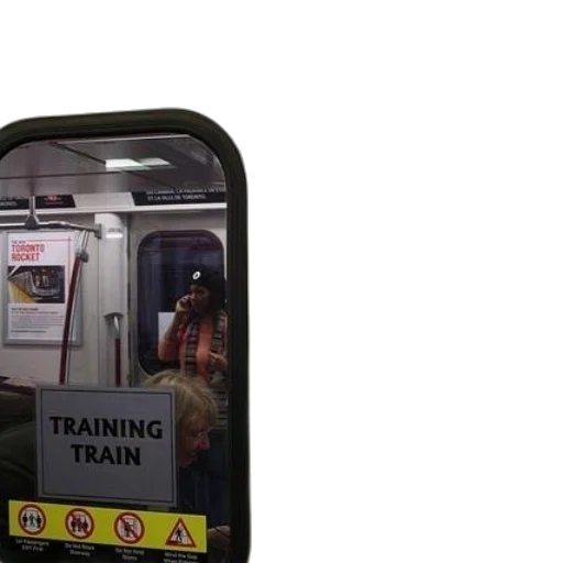 robot, sign, door, subway transparent PNG cut-out