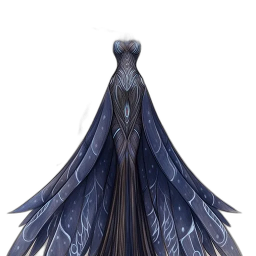 dress, crown, staff, jacket, concept art, fantasy art, pixel art, watercolor transparent PNG cut-out
