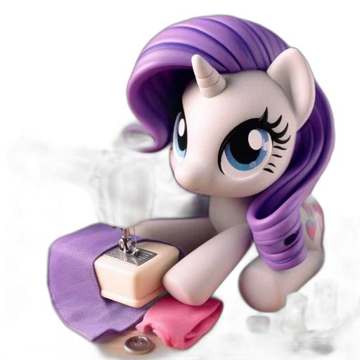 jewelry, 3d render, fantasy art, concept art, photorealistic, toy, unicorn, purple transparent PNG cut-out