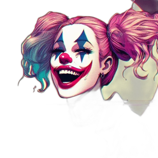 face, mask, comic book art, concept art, watercolor, cartoon, colorful, illustration transparent PNG cut-out