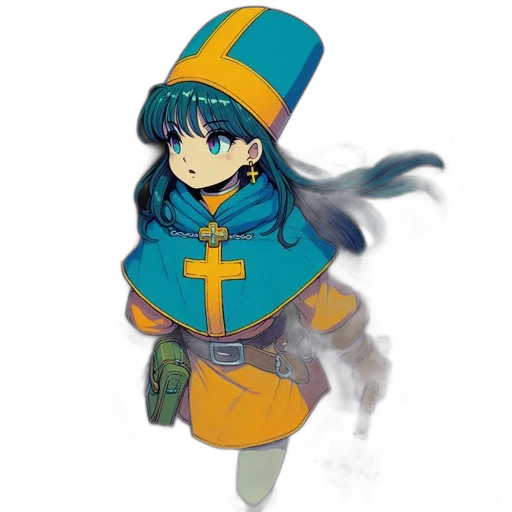 hat, staff, crown, sword, pixel art, fantasy art, concept art, anime transparent PNG cut-out