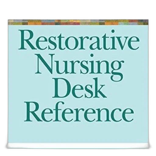 long-term, care, restorative, nursing, desk, reference, book, cover transparent PNG cut-out