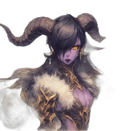 dragon, mask, hair, fantasy art, concept art, watercolor, pixel art, dark transparent PNG cut-out