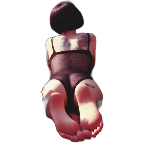 robot, shoes, mask, dress, 3d render, concept art, pixel art, vaporwave transparent PNG cut-out