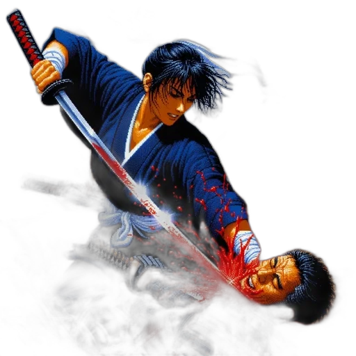 sword, concept art, pixel art, photorealistic, comic book art, intense, scene, unfolds transparent PNG cut-out