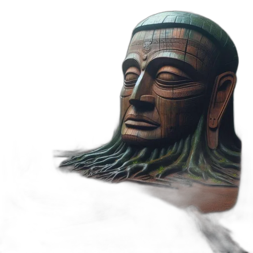 mask, face, crown, hat, 3d render, photorealistic, concept art, fantasy art transparent PNG cut-out