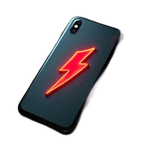 weapon, jacket, 3d render, neon lights, strike, iphone, case, thumbnail transparent PNG cut-out