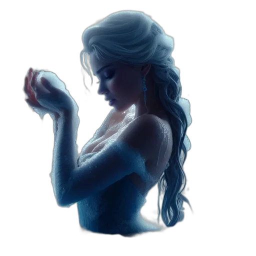 dress, jewelry, face, concept art, fantasy art, pixel art, photorealistic, neon lights transparent PNG cut-out