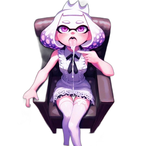 dress, staff, crown, creature, concept art, pixel art, watercolor, vaporwave transparent PNG cut-out