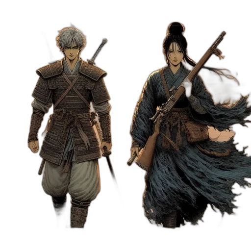 staff, concept art, fantasy art, 3d render, photorealistic, earth tones, dark, monochrome transparent PNG cut-out