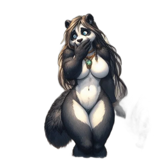 animal, dress, creature, staff, concept art, fantasy art, watercolor, pixel art transparent PNG cut-out
