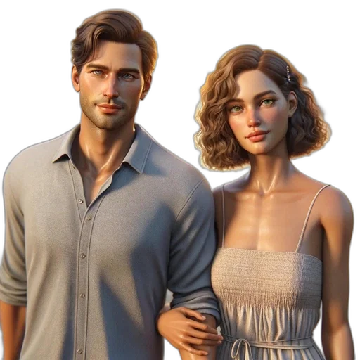 dress, concept art, 3d render, photorealistic transparent PNG cut-out