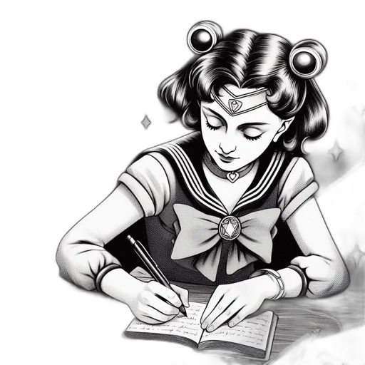 comic book art, cartoon, pencil sketch, concept art, two, female, animated, characters transparent PNG cut-out