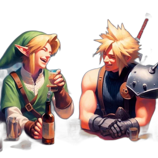 concept art, pixel art, fantasy art, 3d render transparent PNG cut-out