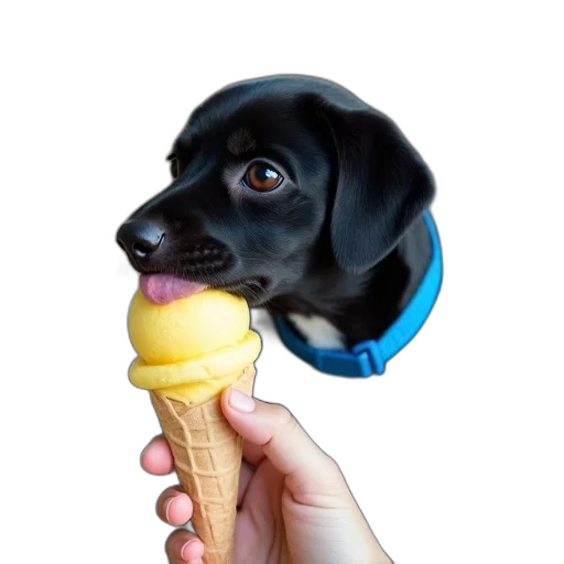 food, staff, animal, umbrella, photorealistic, 3d render, pixel art, blue transparent PNG cut-out