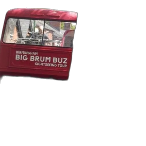 staff, car, red, double-decker, bus, birmingham, offers, sightseeing transparent PNG cut-out
