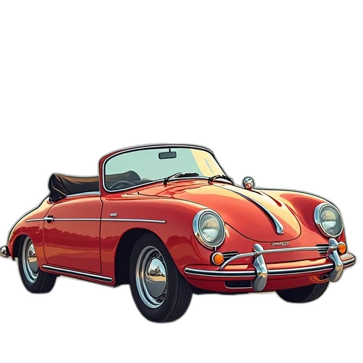 car, photorealistic, 3d render, concept art transparent PNG cut-out