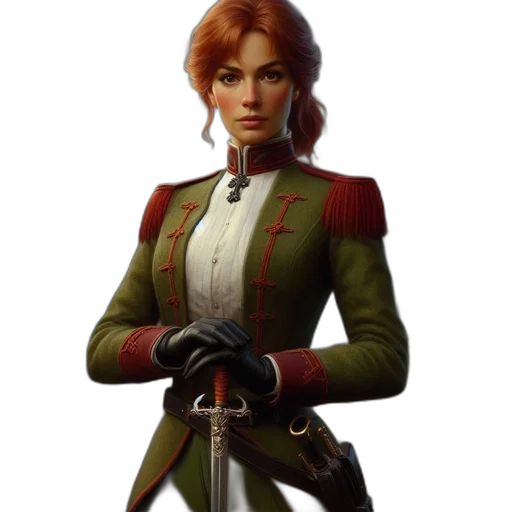 staff, jacket, weapon, sword, concept art, fantasy art, photorealistic, pixel art transparent PNG cut-out