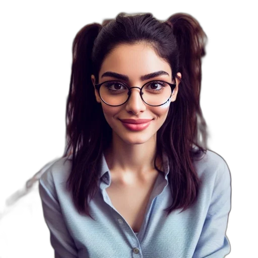 face, hair, staff, jacket, cartoon, photorealistic, anime, pixel art transparent PNG cut-out