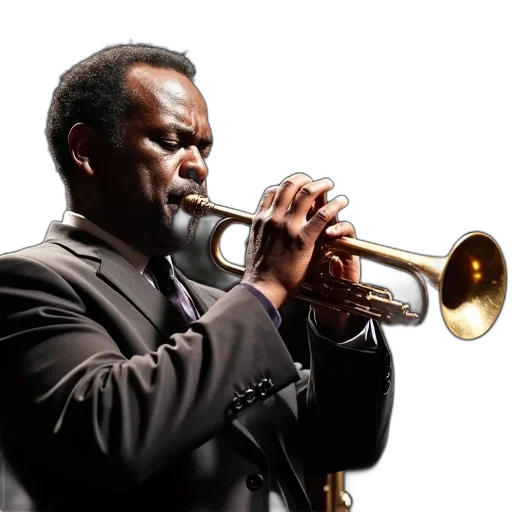 clifford, brown, roach, jazz transparent PNG cut-out