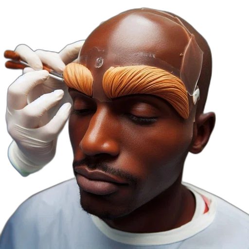 face, mask, hair, staff, photorealistic, concept art, 3d render, oil painting transparent PNG cut-out