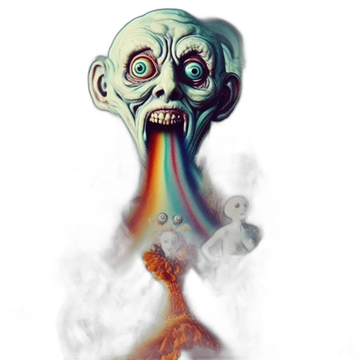 mask, face, staff, creature, concept art, fantasy art, watercolor, comic book art transparent PNG cut-out