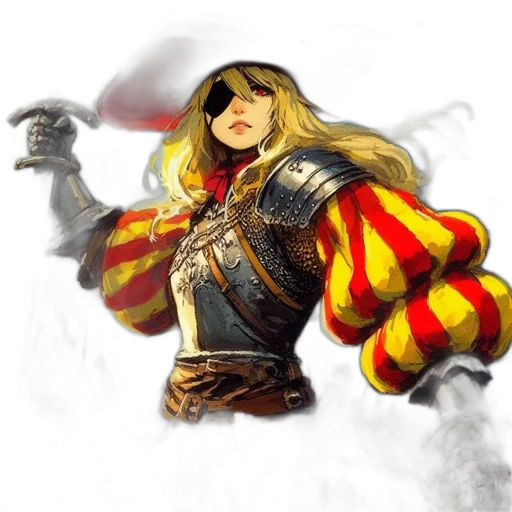 staff, weapon, fantasy art, concept art, comic book art, pixel art, golden, female transparent PNG cut-out