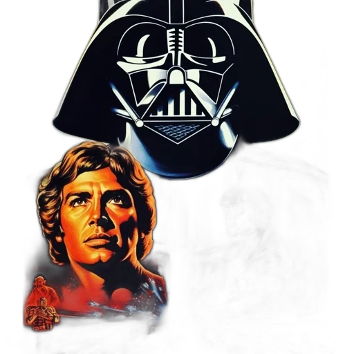 mask, face, crown, jacket, photorealistic, comic book art, concept art, poster transparent PNG cut-out
