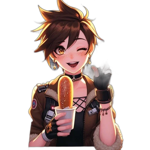 staff, food, weapon, anime, cartoon, pixel art, concept art, golden transparent PNG cut-out