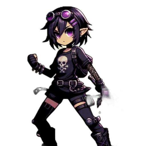 weapon, staff, sword, pixel art transparent PNG cut-out