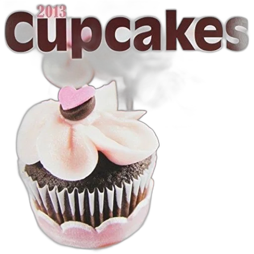 photorealistic, 3d render, 2013, cupcakes, calendar, featuring, two, pink transparent PNG cut-out