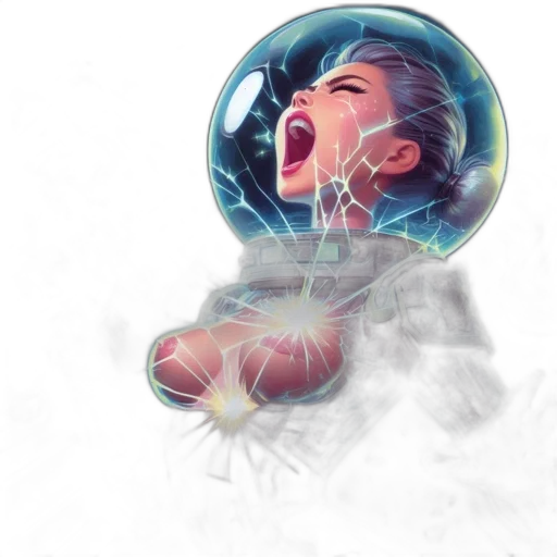 face, mask, robot, concept art, fantasy art, comic book art, cyberpunk, outer space transparent PNG cut-out