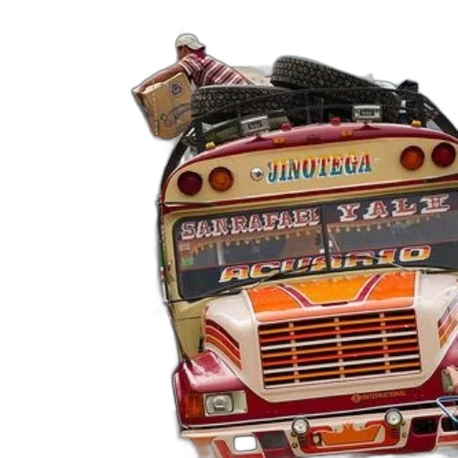 car, colorful, bus, words, jinotega, san, rafael, yale transparent PNG cut-out