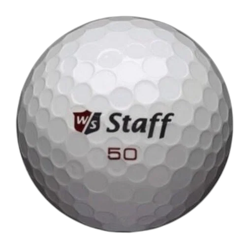 staff, 3d render, white, golf, ball, number, printed transparent PNG cut-out