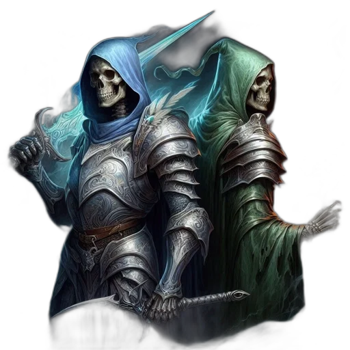 mask, fantasy art, concept art, comic book art, pixel art, blue, monochrome, dark transparent PNG cut-out