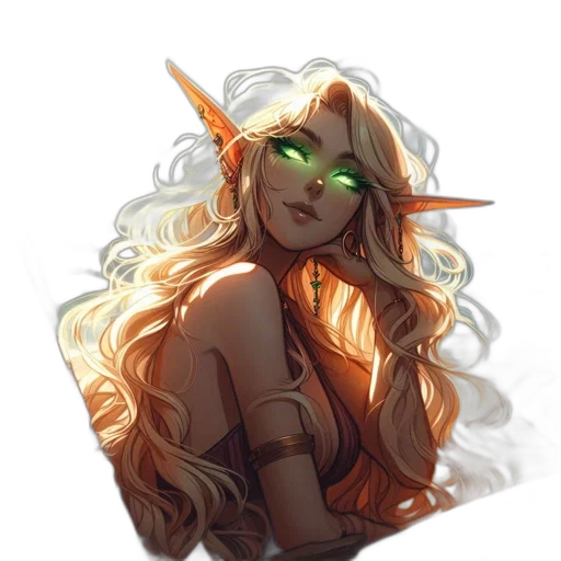 staff, fantasy art, concept art, pixel art, watercolor, green, golden, earth tones transparent PNG cut-out