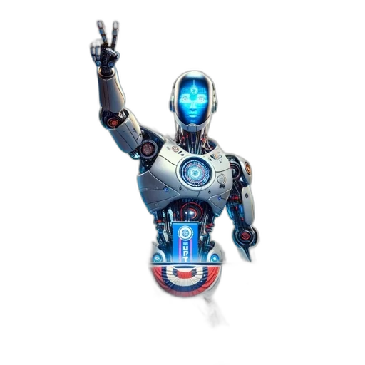 robot, weapon, concept art, 3d render, pixel art, comic book art, enormous, robotic transparent PNG cut-out