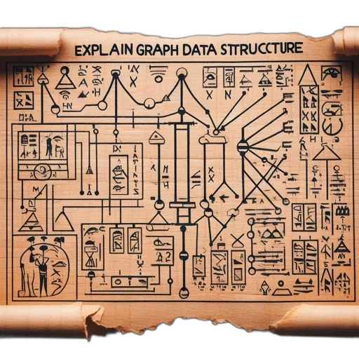 concept art, ancient-looking, map, titled, explain, graph, data, structure transparent PNG cut-out