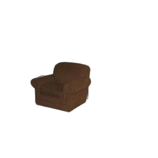 furniture, hat, crown, shoes, 3d render, photorealistic, earth tones, cozy transparent PNG cut-out