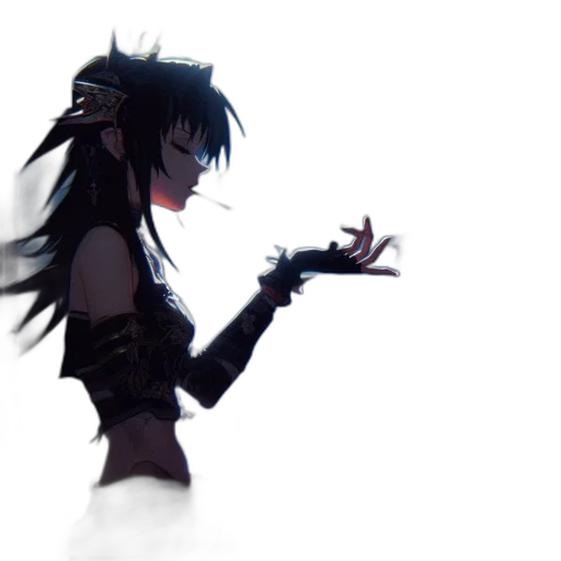 weapon, staff, dragon, sword, concept art, fantasy art, cyberpunk, anime transparent PNG cut-out