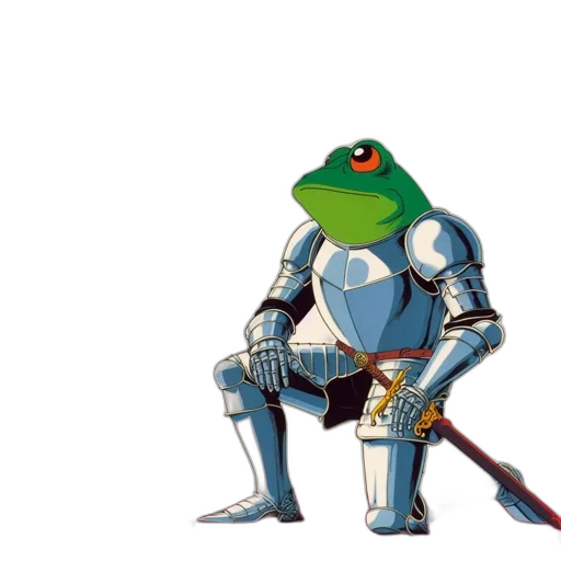 sword, robot, animal, staff, concept art, pixel art, 3d render, fantasy art transparent PNG cut-out