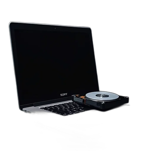 3d render, image, sony, laptop transparent PNG cut-out