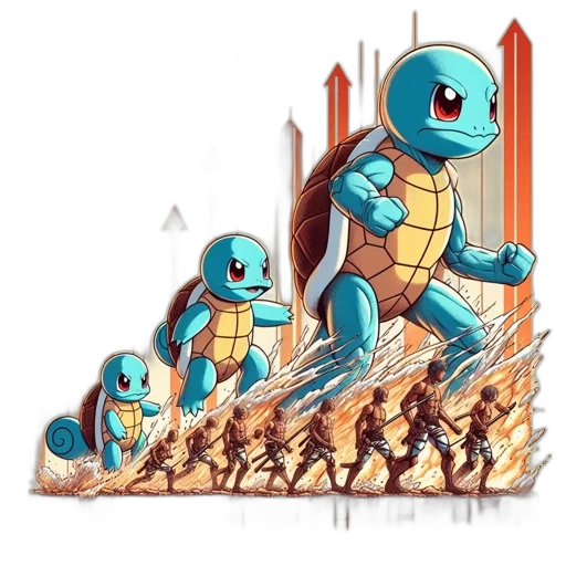 robot, concept art, comic book art, pixel art, fantasy art, blue, evolving, turtle transparent PNG cut-out
