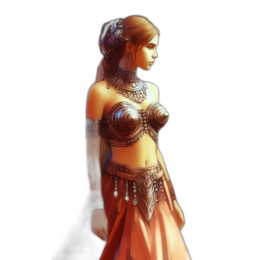 dress, jewelry, crown, sword, concept art, fantasy art, pixel art, comic book art transparent PNG cut-out