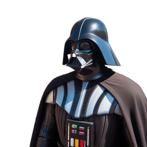 mask, staff, concept art, 3d render, photorealistic, figure, dressed, darth transparent PNG cut-out