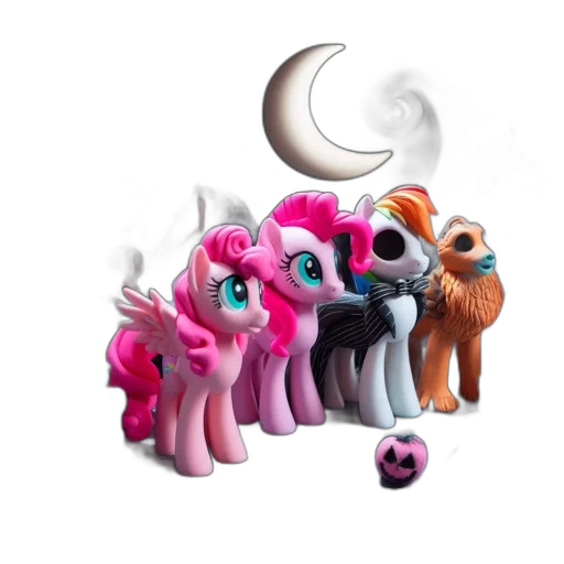 staff, 3d render, concept art, fantasy art, outer space, ensemble, animated, mlp-like transparent PNG cut-out