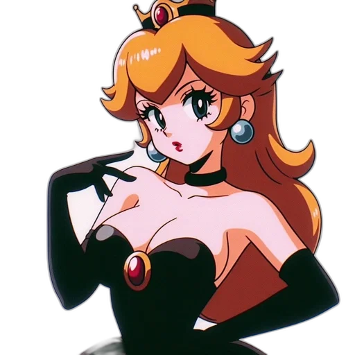crown, dress, staff, jewelry, anime, pixel art, cartoon, concept art transparent PNG cut-out