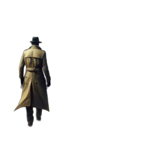 hat, jacket, staff, weapon, concept art, pixel art, 3d render, photorealistic transparent PNG cut-out