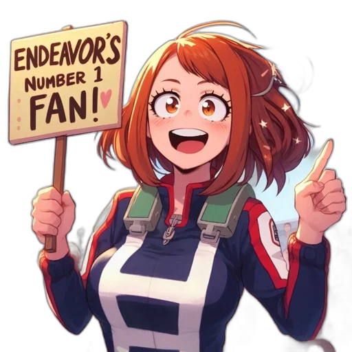 weapon, anime, concept art, cartoon, comic book art, enthusiastic, female, character transparent PNG cut-out